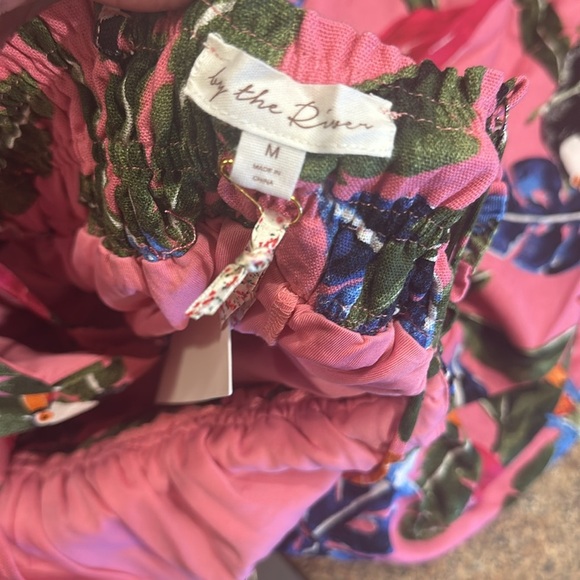 By The River Tropical Print Dress With Toucan Print Throughout Womens Size M - Picture 11 of 14